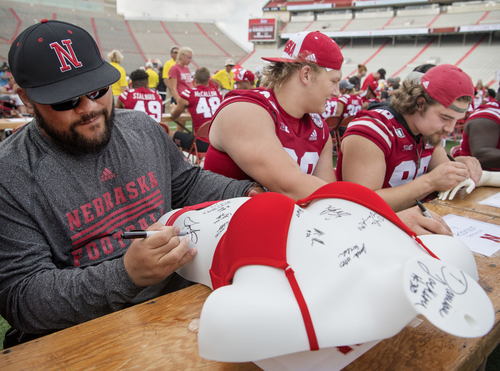 Husker fan day, 8.1